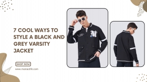 7 Cool Ways to Style a Black and Grey Varsity Jacket