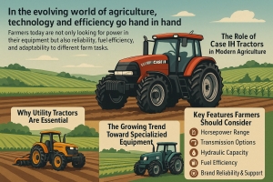 Choosing the Right Utility Tractors for Modern Farming Needs