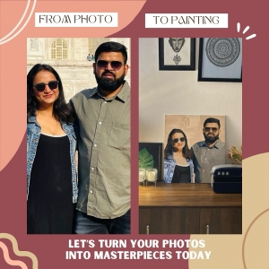 Personalised Handmade Painting Gift for Your Loved Ones