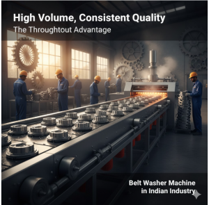 High Volume, Consistent Quality: The Throughput Advantage of the Belt Washer Machine in Indian Industry