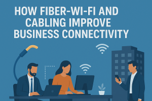 How Fiber-Wi-Fi and Cabling Improve Business Connectivity?