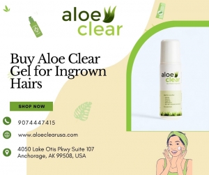 Tired of Razor Bumps? Buy Aloe Clear Gel for Ingrown Hairs for Instant Relief