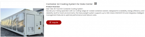 Enhancing Data Center Efficiency: The Role of Container Air Cooling Systems