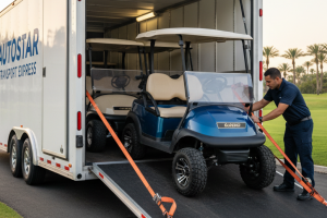 Are There Any Special Carriers for Golf Cart Transportation?