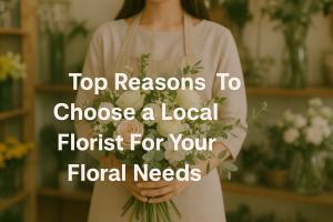 Top Reasons To Choose a Local Florist For Your Floral Needs