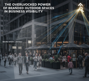 The Overlooked Power of Branded Outdoor Spaces in Business Visibility