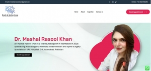 Best Neurosurgeon in Islamabad – Dr. Mashal Rasool Khan Providing Expert Brain and Spine Care