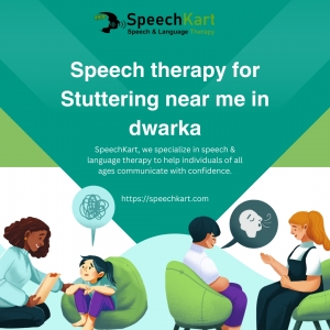 SpeechKart Therapy Centre – Best Speech Therapy for Stuttering Near Me in Dwarka | Expert Care by Dr. Vikash Chauhan
