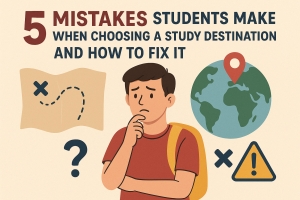 5 Mistakes Students Make When Choosing a Study Destination — and How to Fix That