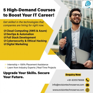 100% Job Guarantee Courses - Evision Technoserv