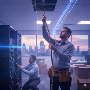 Can an Electrician Run Data Cables for Your Business Network?