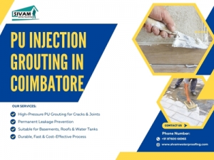 Everything You Need to Know About PU Injection Grouting Services in Coimbatore