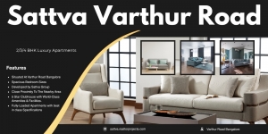 Explore 2, 3 & 4 BHK Apartments at Sattva Varthur Road Bangalore