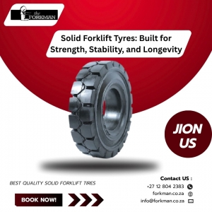 Solid Forklift Tyres: Built for Strength, Stability, and Longevity