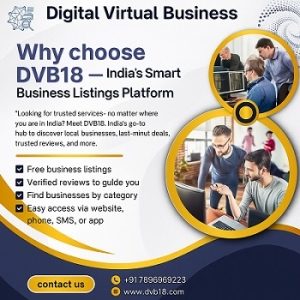 Digital Virtual Business (DVB18) — India’s Smart Business Listings Platform