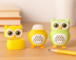 Owl Sharpener & Eraser