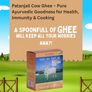 Patanjali Cow Ghee – Pure Ayurvedic Goodness for Health, Immunity & Cooking