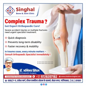 Complex Trauma Care: Why Every Minute Matters — Expert Orthopaedic Treatment at Abhinav Singhal Bone & Joint Clinic