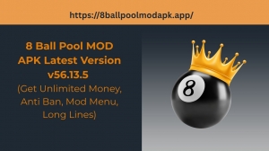 Download 8 Ball Pool MOD APK Latest Version v56.13.5 (Get Unlimited Money, Anti Ban, Mod Menu, Long Lines)