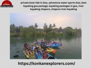 Unforgettable Private Boat Ride in Goa with the Best Kayaking Packages & Adventure Water Sports