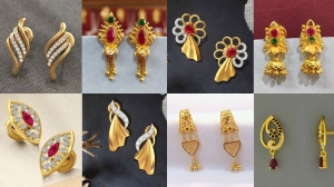 White Gold Diamond Set Earrings