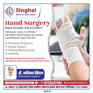 Hand Surgery: Restoring Strength, Comfort, and Confidence in Everyday Living
