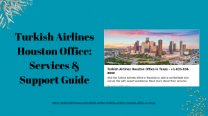 Turkish Airlines Houston Office: Services & Support Guide