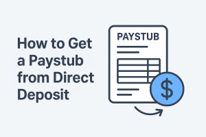 How to Get a Paystub from Direct Deposit with Clear and Accurate Income Details