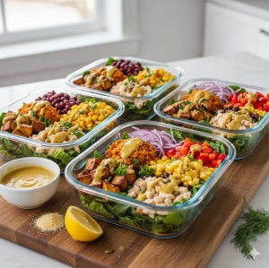 Toronto-Style Vegan Meal Prep Salad Bowl - TFQ