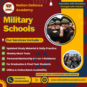 Achieve Success with the Best Military School Coaching in Delhi – Nation Defence Academy