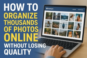How to Organize Thousands of Photos Online Without Losing Quality (Using Kwikpic)