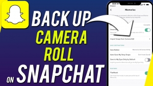 How To Backup Camera Roll On Snapchat