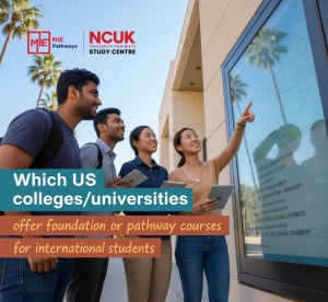 US colleges/universities offer foundation or pathway courses for international students