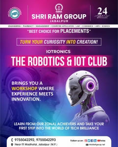 IoTronics-the New IoT and Robotics Club of SRIST Jabalpur