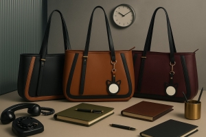 Office Tote Bags for Women – Perfect for Laptops, Files & Daily Essentials