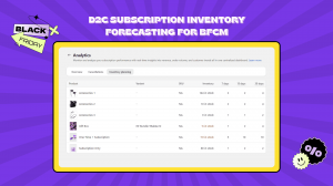 How D2C Subscription Brands Can Master Inventory Forecasting for BFCM 2025