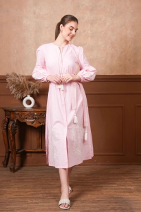 The Women Baby Pink BOHO Dress: A Soft, Free-Spirited Favorite for Every Modern Woman