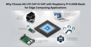 Why Choose 4G-LTE CAT-IV HAT with Raspberry Pi 4 (4GB Base) for Edge Computing Applications