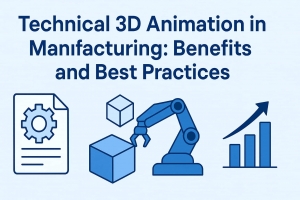 Technical 3D Animation in Manufacturing: Benefits and Best Practices