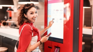 What is a self-service kiosk?