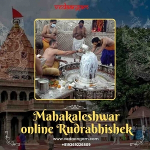 Rudrabhishek Puja at Mahakaleshwar in Ujjain - Book Pandit with Vedaangam.com