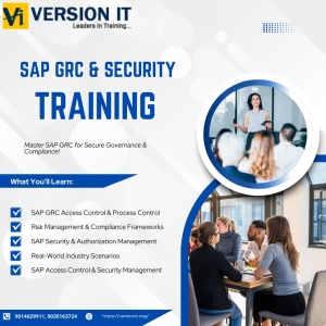 Version IT: The Best SAP GRC Security Training Institute in Hyderabad
