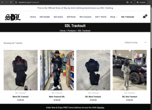 Sky Da Limit Presents the New SDL Clothing Tracksuit Collection That Redefines Modern Streetwear Style in Los Angeles and Beyond