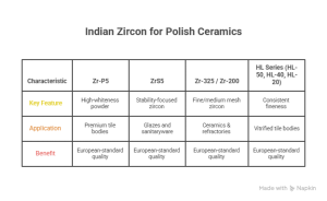 Why Indian Zircon Products Are Becoming the First Choice for Poland’s Ceramic Manufacturers
