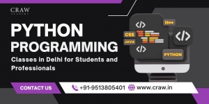Python programming classes in Delhi for students and professionals