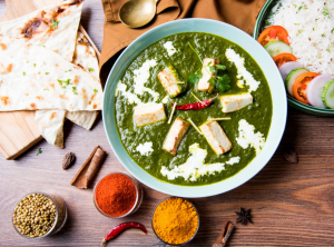 Palak Paneer and Rice for a Creamy Midweek Delight