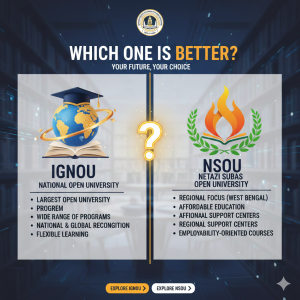 Choosing the Right Distance University: A Practical Look at IGNOU vs NSOU