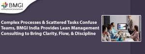 Complex Processes and Scattered Tasks Confuse Teams, BMGI India Provides Lean Management Consulting to Bring Clarity, Flow, and Discipline
