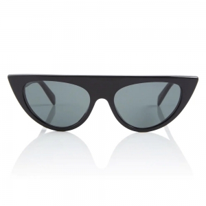 Celine Eyewear Cat Eye Sunglasses Black Top Brand