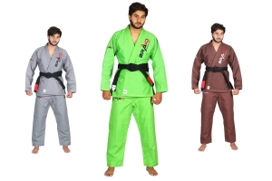 The Green Karate Gi to the Japanese Jiu Jitsu Gi